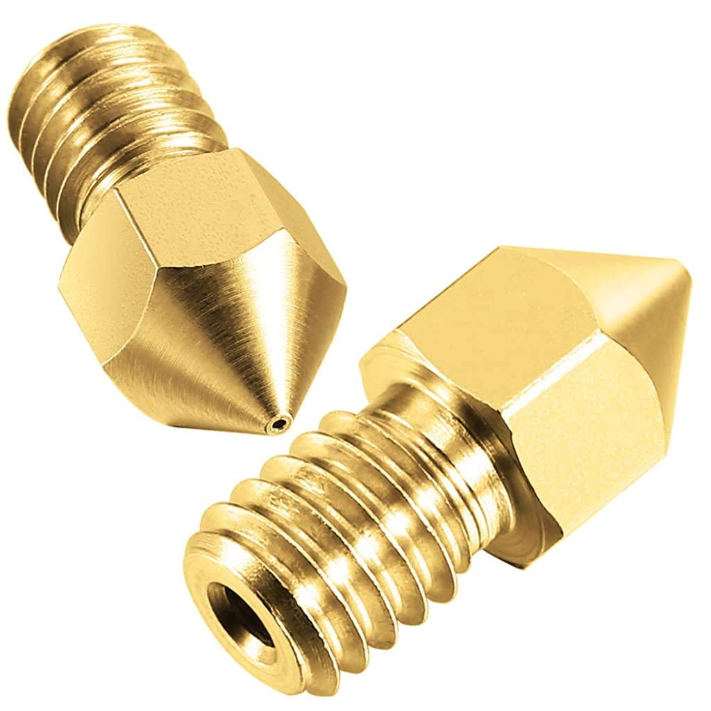 ELEPHANTBOAT® 66PCS 3D Printer Extruder Nozzle MK8 for Makerbot Creality CR-10 7 Different Size 0.2mm 0.3mm 0.4mm 0.5mm 0.6mm 0.8mm 1.0mm