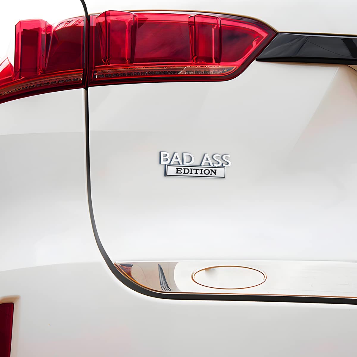 STHIRA Car Sticker for Door and Tailgate featuring 3D Self Adhesive Waterproof Metal Design