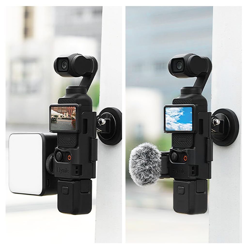 ZORBES Magnetic Mount for DJI OSMO Pocket 3 with Screw Fixation and Adjustable Angle | ABS Holder