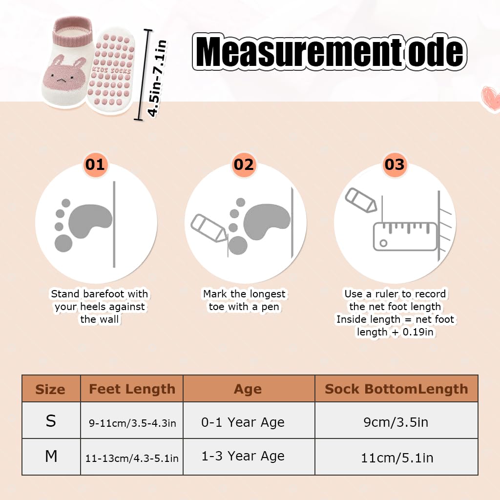 SNOWIE SOFT baby cartoon socks for 0–1 year | 6 pairs breathable cotton with anti skid soles