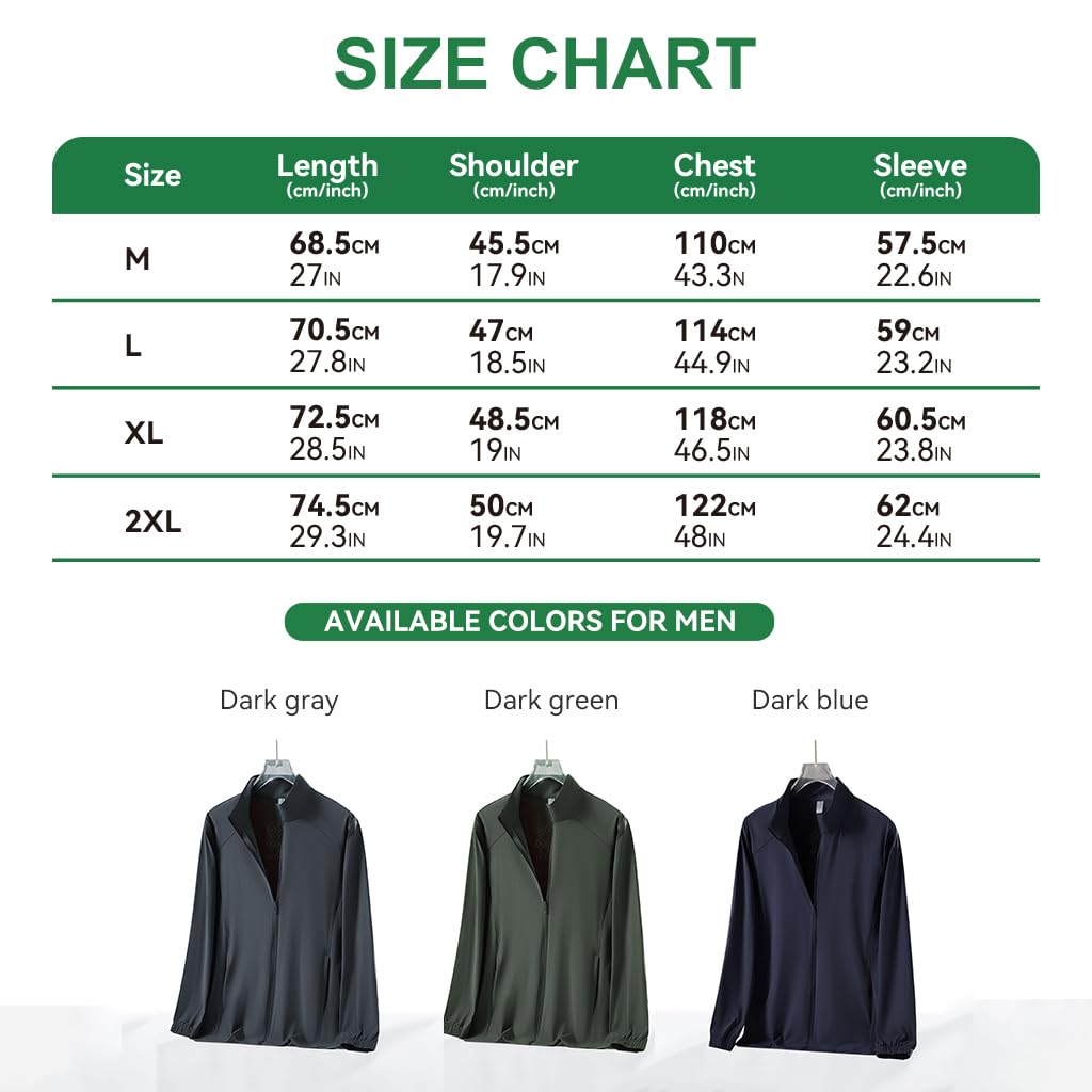 Venzina Men's Sun Hoodie Jacket for Hiking and Travel with UPF 50+ Quick-Dry Fabric | Dark Gray Outdoor Windbreaker