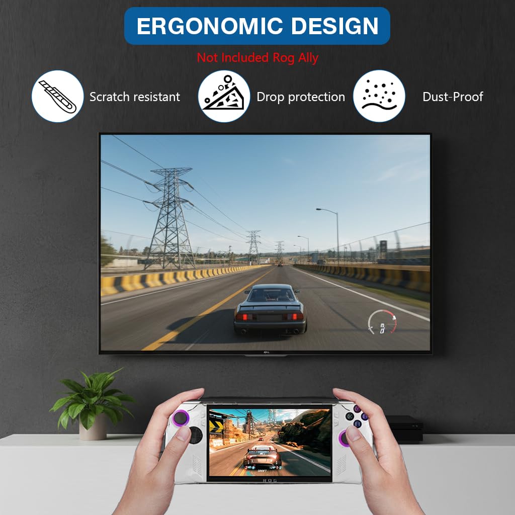 ZIBUYU ROG Ally Protective Case for ASUS ROG handheld console with reliable quality