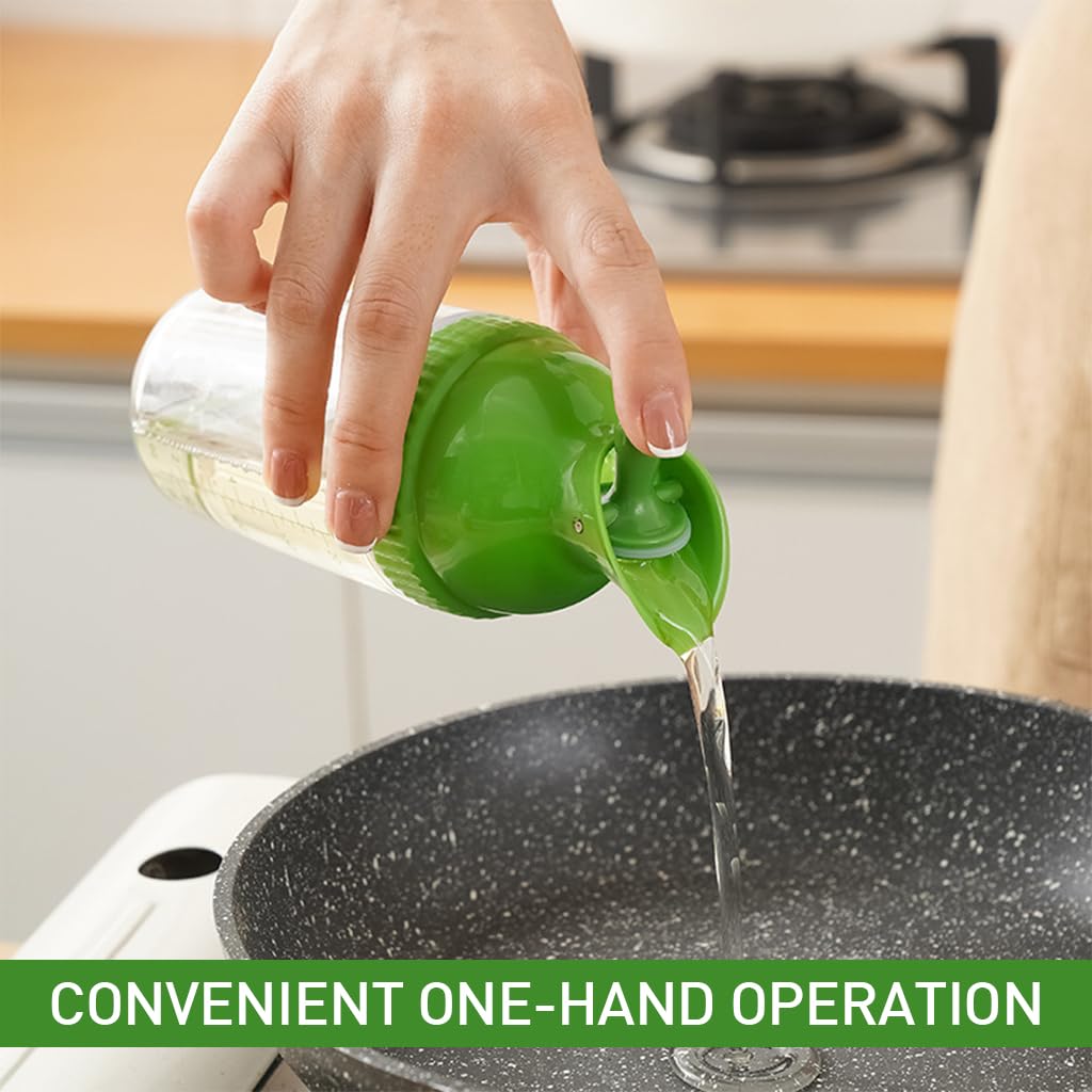 Supvox Sauce and Oil Dispenser Bottle for Cooking with Airtight Silicone Seal | 200ml Food‑Grade PP Refillable Container