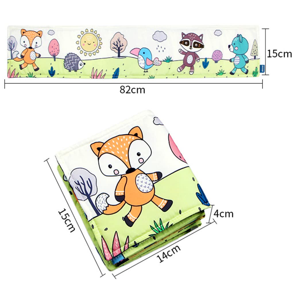 SNOWIE SOFT Cloth Books for Babies with 82×15 cm Hangable Design and Sound Paper | Washable Visual Development Toy