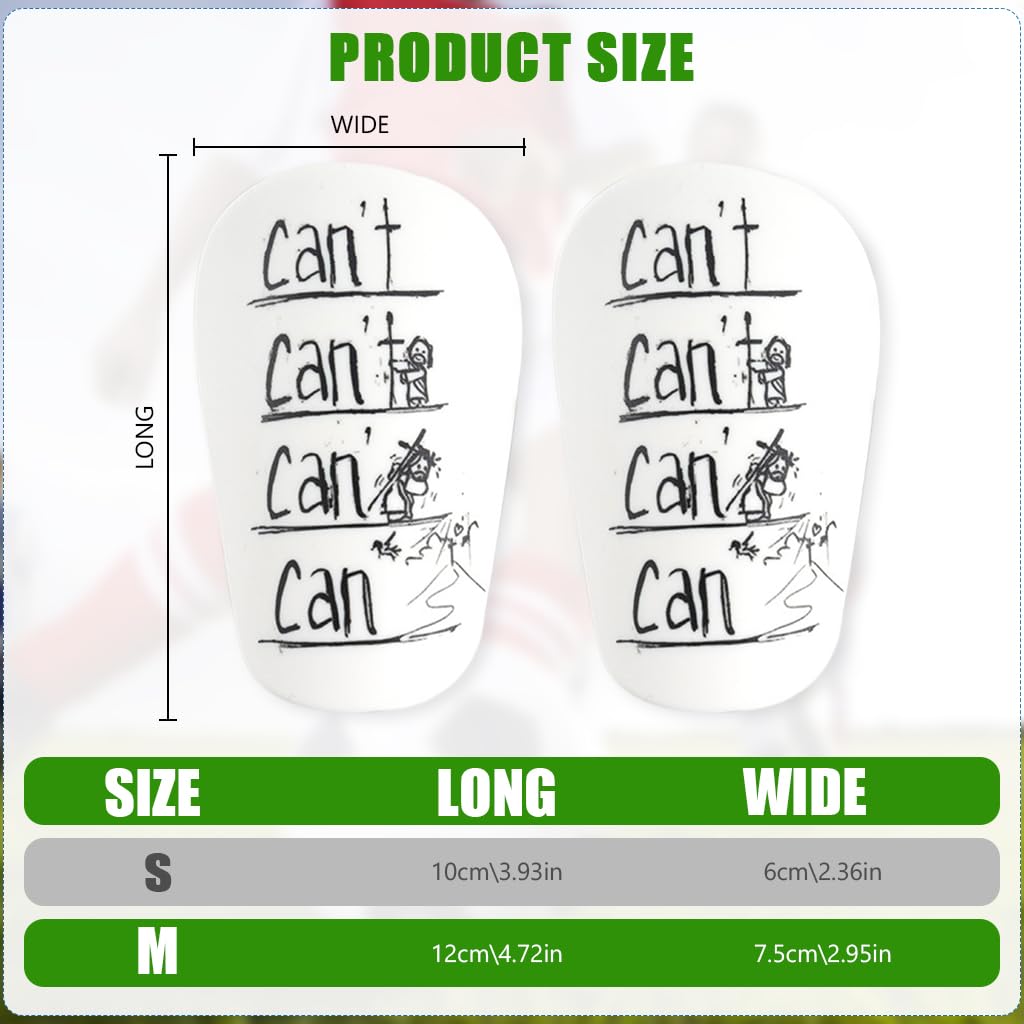 Proberos Mini Shin Guard for Kids with EVA Cushioning 7.8×12cm | Lightweight Plastic Protection