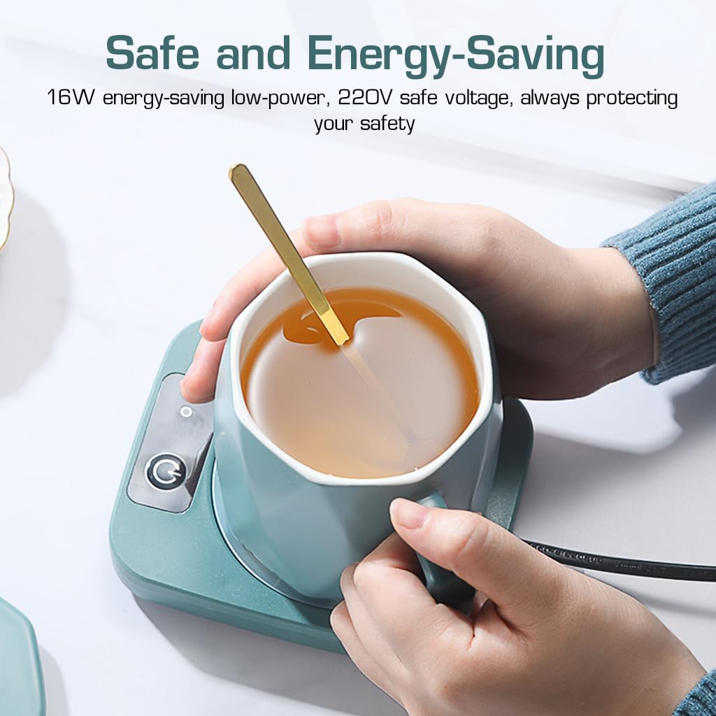 HASTHIP Electric Coffee Mug Warmer for Desk with 55°C Constant Temperature Plate | Gift for Men and Women