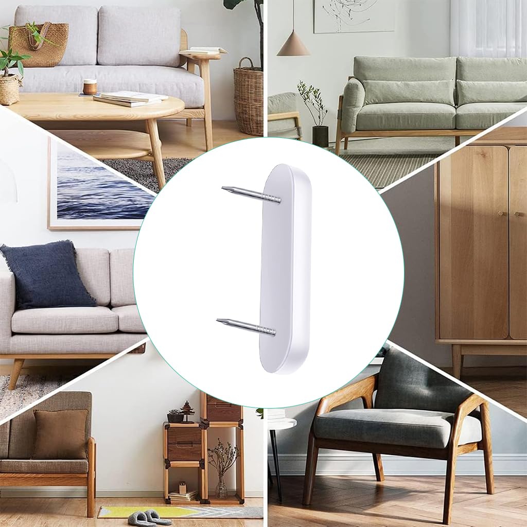 Serplex Furniture Glide Nails for Wooden Chair Legs with Plastic Pads 30Pcs | Anti Scratch Floor Protectors for Hardwood and Tile Floors