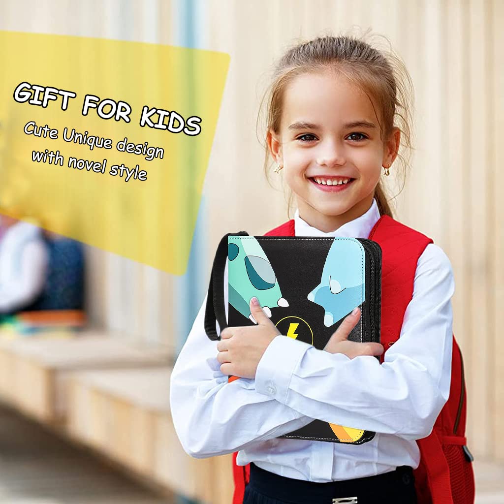 PATPAT Trading Card Binder for 400 Cards with Zipper Closure and EVA PU Leather | Gift for Kids