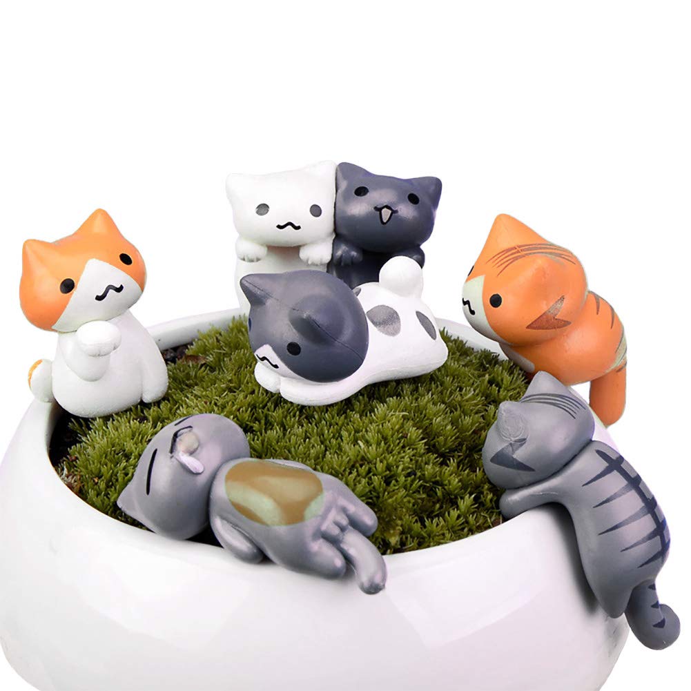 ZIBUYU® Miniature Lucky Cat DIY Figurines