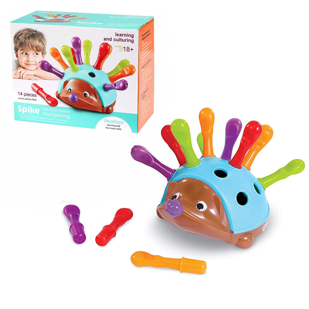 PATPAT® Creative Toy Pull Out Toy Hedgehog Toys for Kids Spike The Fine Motor Hedgehog, Fine Motor and Sensory Toy, Toys for Babies, Educational Toys for Kids, for Baby Ages 18 Months+