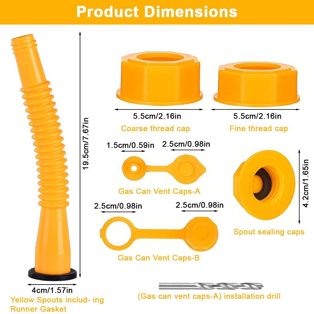 STHIRA Fuel Gas Cylinder Hole Drilling Kit with Nozzle Accessories and Sealing Rings | ABS Construction for Propane and Butane Tanks