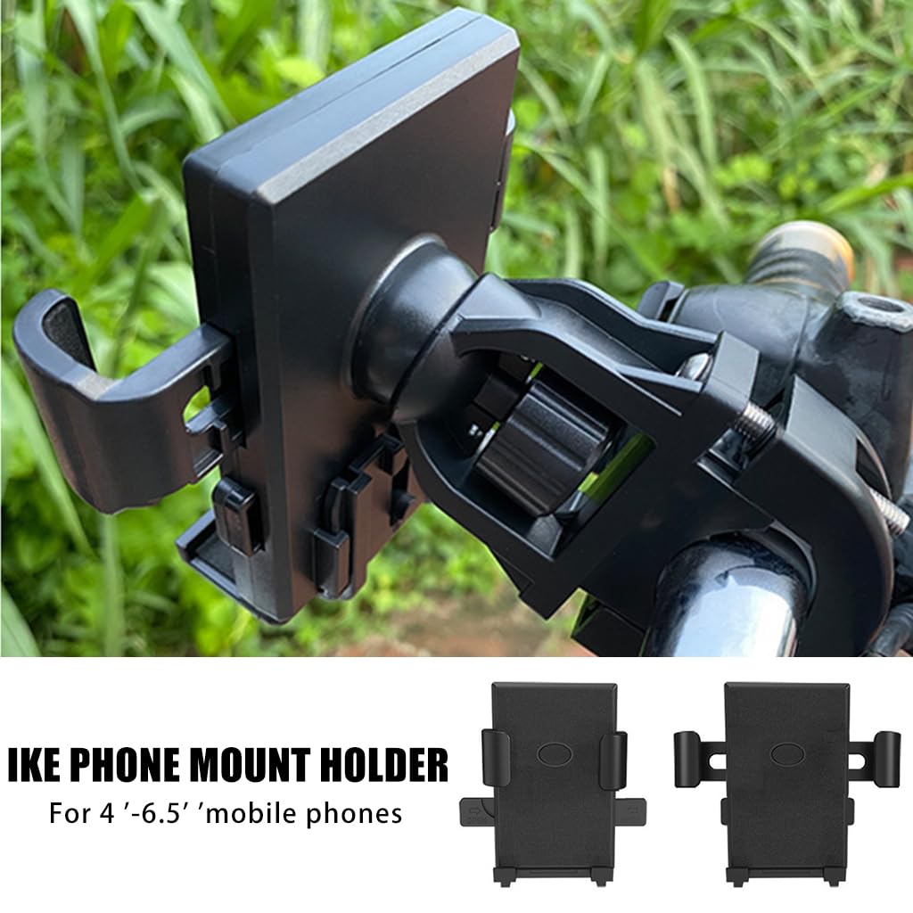 PROBEROS Bike Phone Mount for Handlebar with 360 Rotation and Dual Side Claws | Fits 4–6.5 in Smartphones