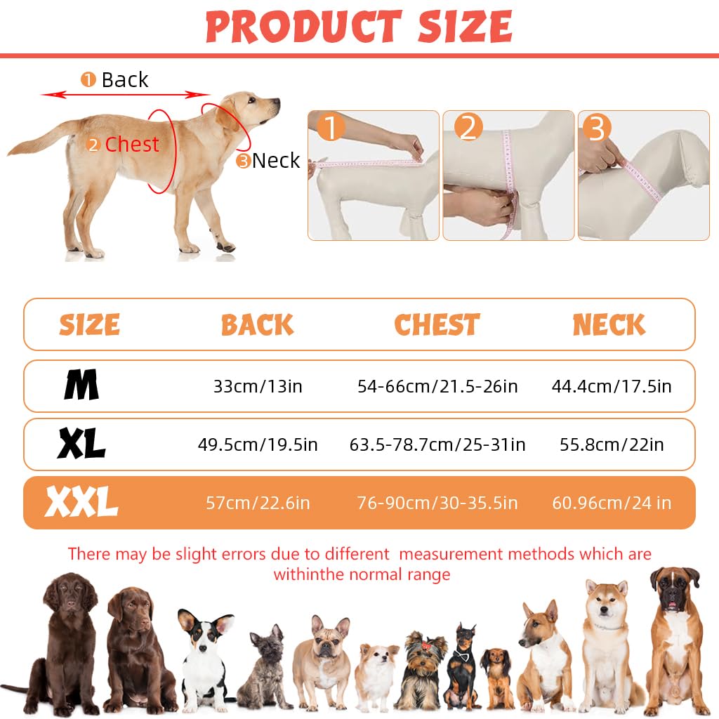 Qpets Dog Raincoat for Walking and Hiking with Dual Row Buttons and Clear EVA Hood | Size L for Dogs 3.5–4.5kg