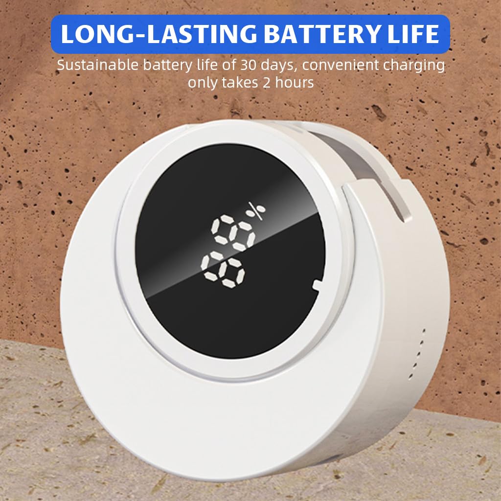 HASTHIP Toothbrush UV Sterilizer Holder with Dual Storage and LCD Display | Wall Mounted USB Rechargeable Organizer for Kids and Adults