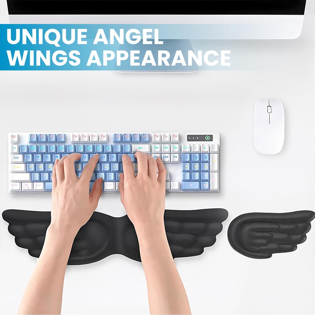 ZORBES Silicone Forearm Rest Pad for Typing and Gaming featuring Non Slip Base | Soft Memory Foam Wrist Support