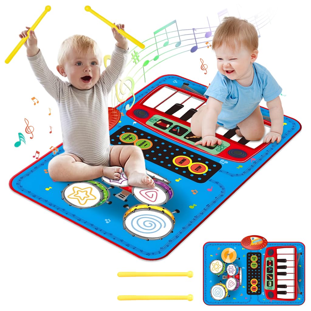 PATPAT® Musical Mat for Kids, Music Piano Keyboard Dance Floor Mat