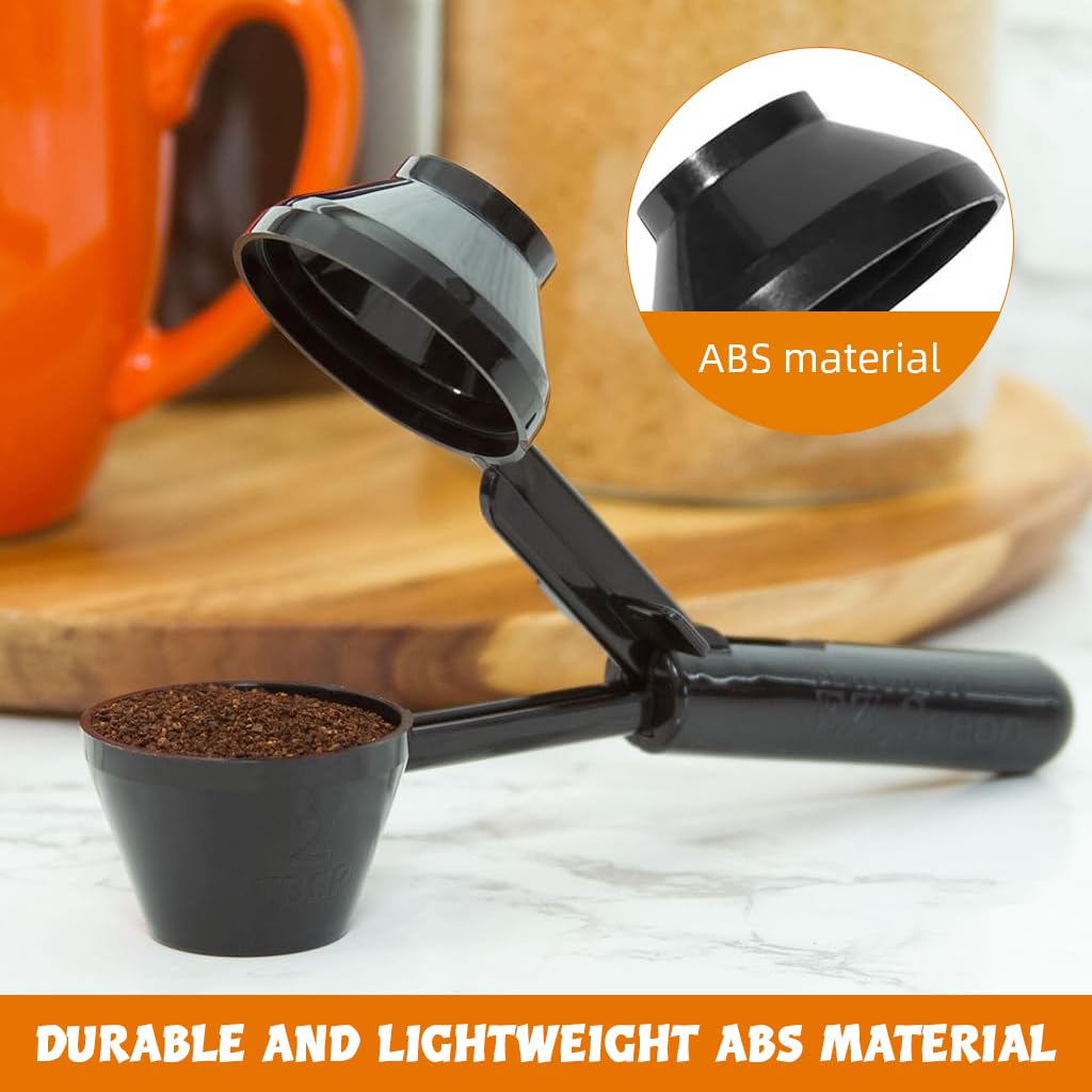 Supvox Coffee Powder Scoop for Refillable Capsules featuring 2 in 1 Funnel Design | ABS Material