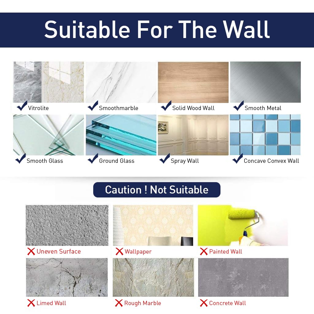 Supvox Bathroom Corner Shelf for Toiletries featuring Self Adhesive Design and 25cm Layers | Aluminium Wall Rack with Quick Drainage