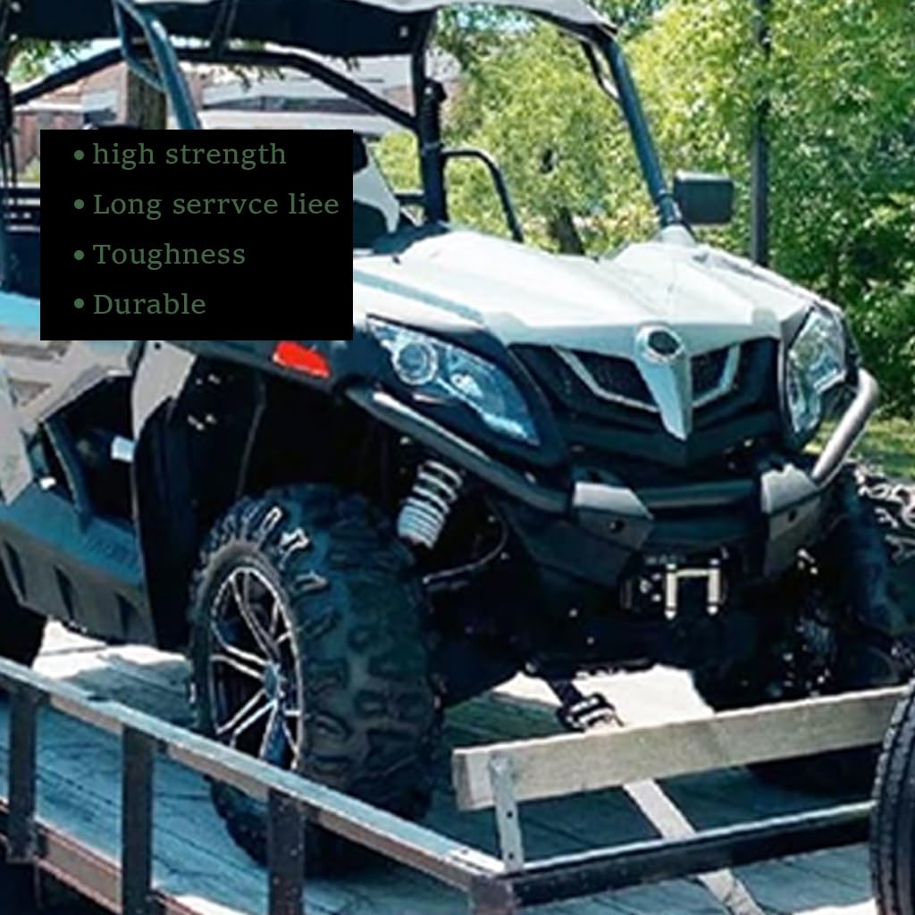 HASTHIP Ratchet Tie Down Straps for Motorcycles and Cargo featuring Quick Release 6.6 ft Nylon Webbing | Rubber Coated Heavy Duty Design