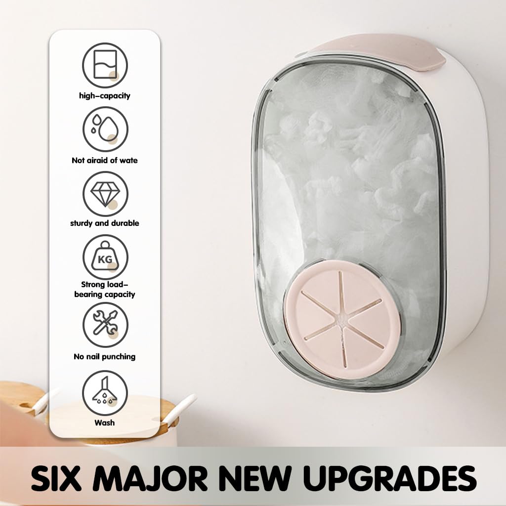 Supvox Elastic Bowl Covers Dispenser Box for Kitchen Storage 12x6.8x19cm with Pull-Out Design