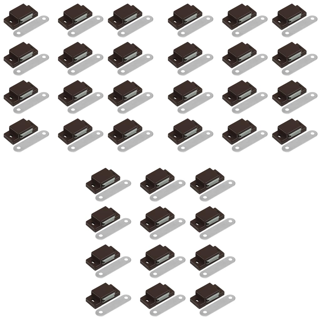 Serplex Magnetic Door Catches for Cabinets and Closets 36PCS featuring Screw Fixed Installation | Strong Latches for Furniture Doors