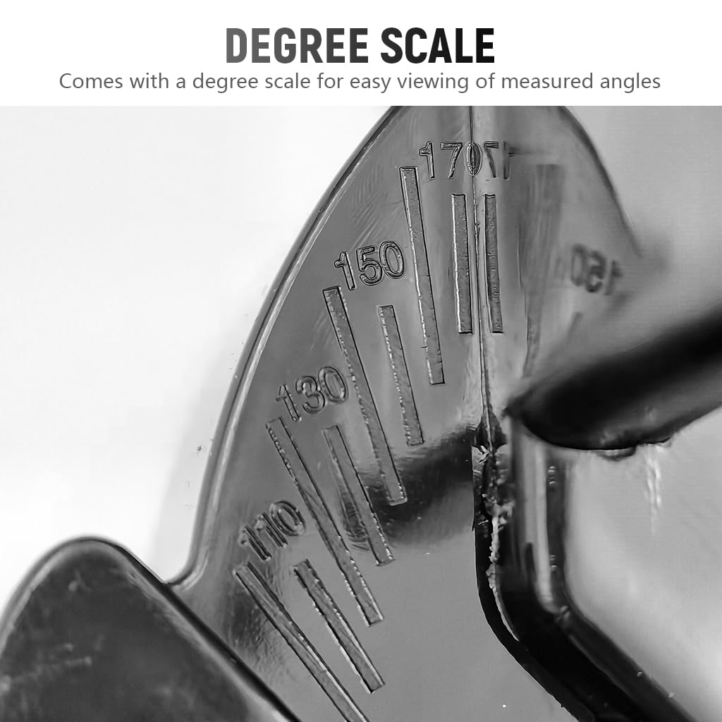 Serplex 2 in 1 Mitre Measuring and Cutting Tool for 90° Corners with Steel Pins and ABS Guide | Ideal for Baseboard and Molding Work