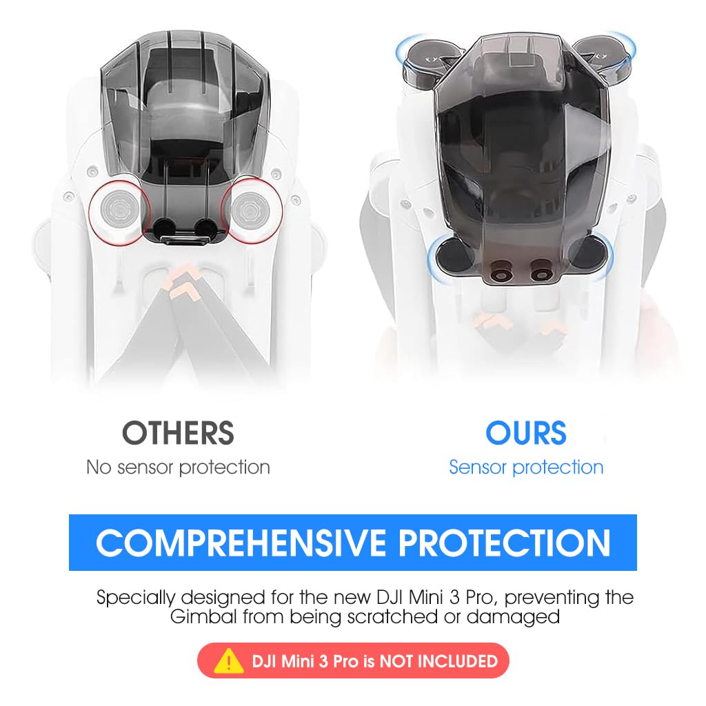 ZORBES Gimbal Cover Lens Protector for DJI Mini 3 Pro with One Second Snap On | ABS Shield