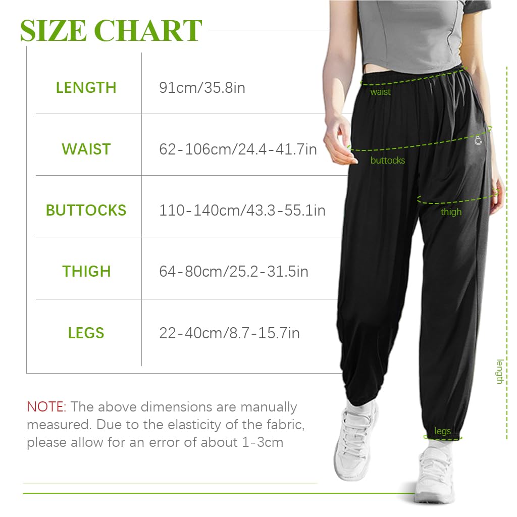 Zibuyu Women's Cargo Joggers for Hiking with UPF 50 Protection and Quick-Dry Fabric | Lightweight Outdoor Travel Pants