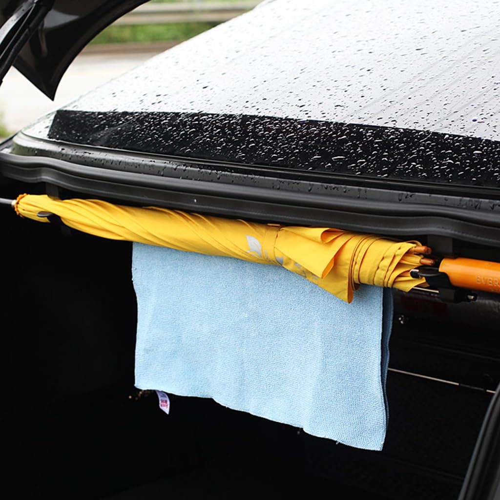 STHIRA Car Umbrella Holder for Trunk Organization with Dual Hook Design | 2Pcs Plastic Hangers