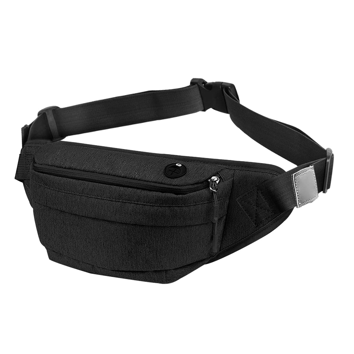 GUSTAVE® Waist Bags for Men Women with Adjustable Reflective Strap, Waterproof Large Capacity Chest Bag Stylish Bum Bag for for Travel Running Outdoor Sports Cycling