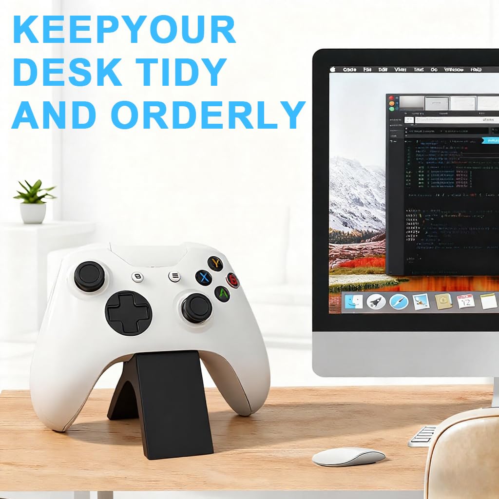 ZORBES Game Controller Holder for Desk Organization with Anti Slip & Anti Scratch Patch | Universal Display Stand