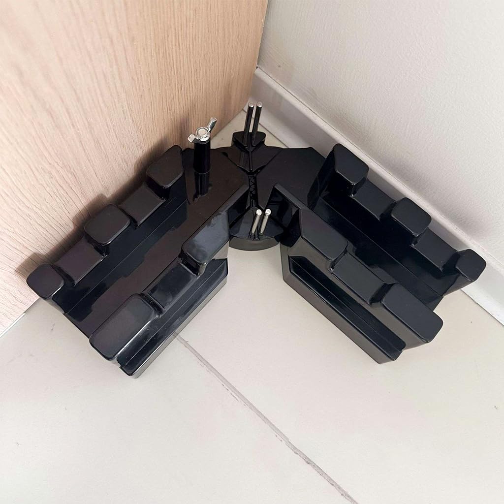 Serplex 2 in 1 Mitre Measuring and Cutting Tool for 90° Corners with Steel Pins and ABS Guide | Ideal for Baseboard and Molding Work