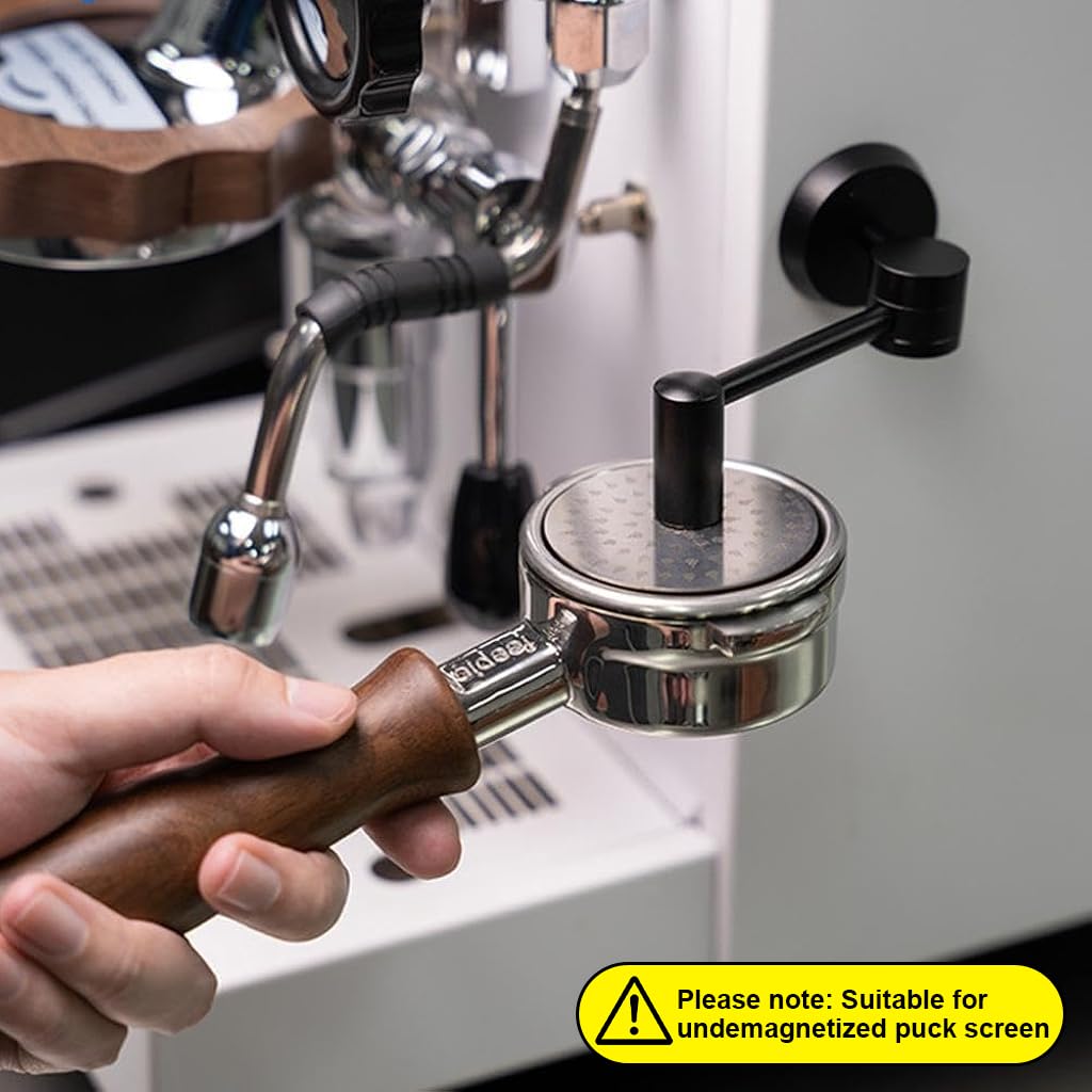 Supvox Puck Screen Magnetic Retriever for Espresso Machines with Swiveling Arm and Metal Holder | Safe Hot Screen Removal