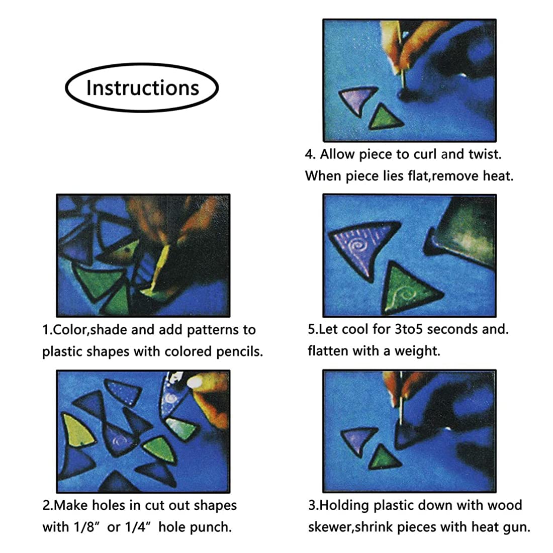 ZIBUYU Hot Air Gun for DIY Crafts with 300W Power and Dual Vent Design | ABS and Steel Build