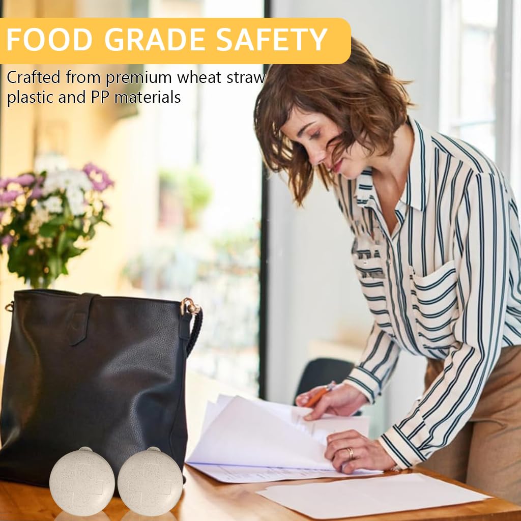 HANNEA Travel Medicine Box with 5 Compartments for Vitamins | Compact 8x3cm Food Grade Plastic