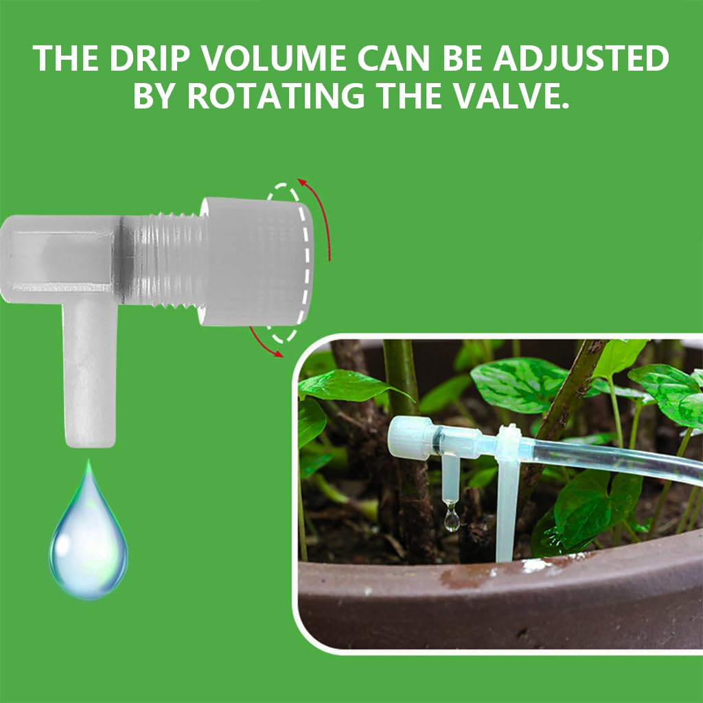 HASTHIP Slow Drip Irrigation Kit for Gardening with 5 Meter Water Pipe & Filter | DIY Setup