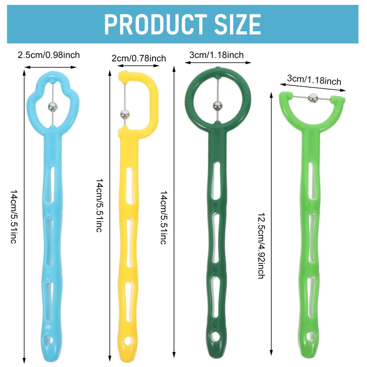 SNOWIE SOFT Pronunciation Trainer for Tongue with Mobile Beads 4 Pcs Set for Kids and Adults | Corrects Lisps and R L Sound Confusion