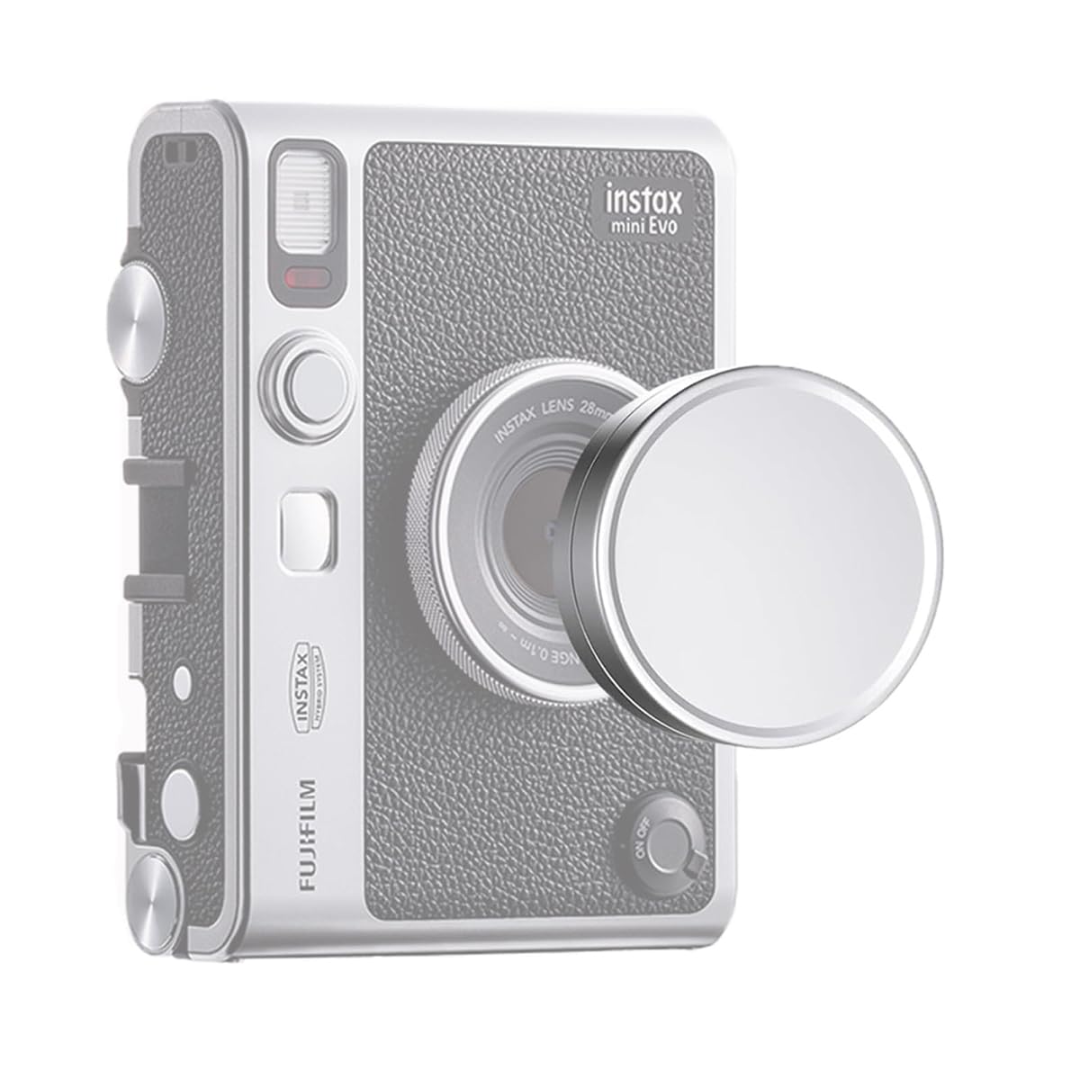 ZORBES Lens Cap for Fujifilm Instax Mini Evo with Soft Microfiber Liner and Aluminum Alloy | Secure Fit Protection