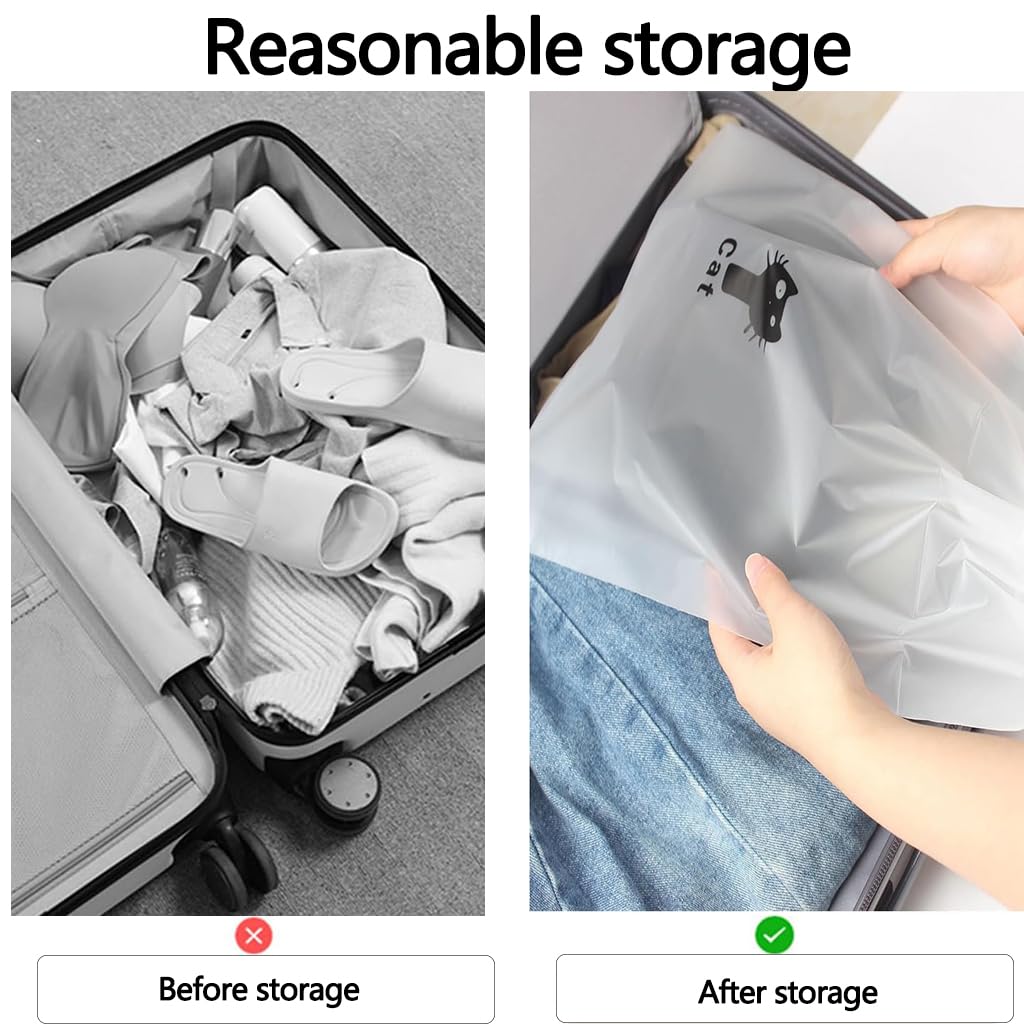 ZIBUYU Clear Drawstring Shoe Bags for Travel with Waterproof PE 30x35cm | Unisex Dustproof Storage