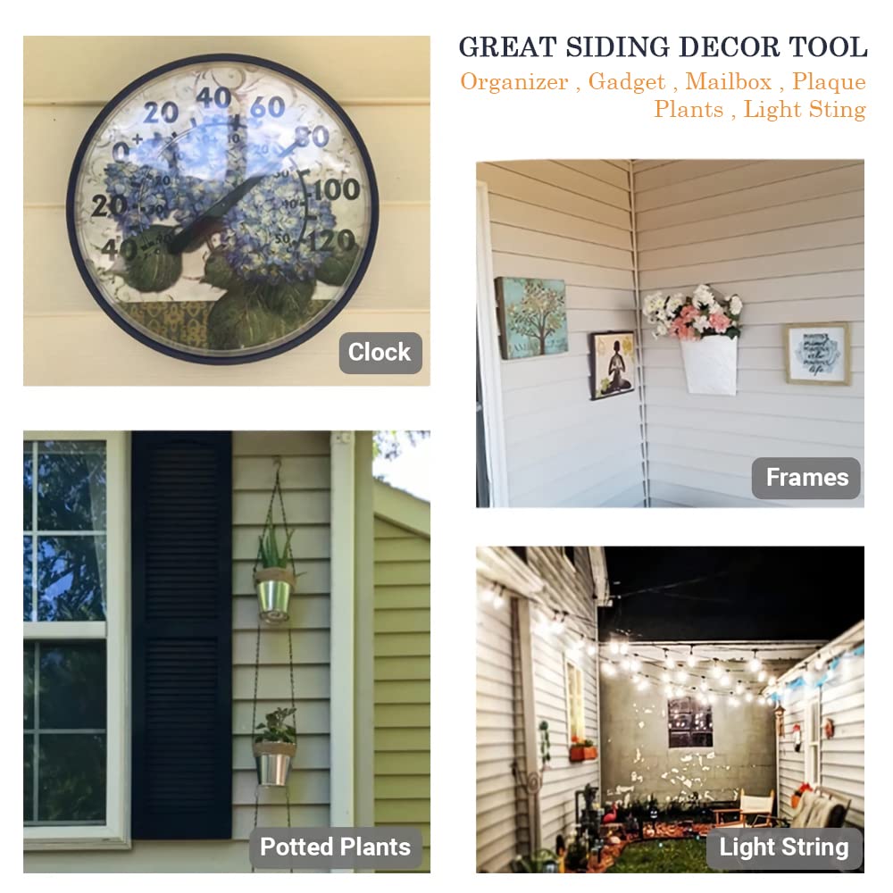 HASTHIP Wall Hooks for Hanging with 5 pcs 18 lb Capacity featuring No Hole Design | 304 Stainless Steel