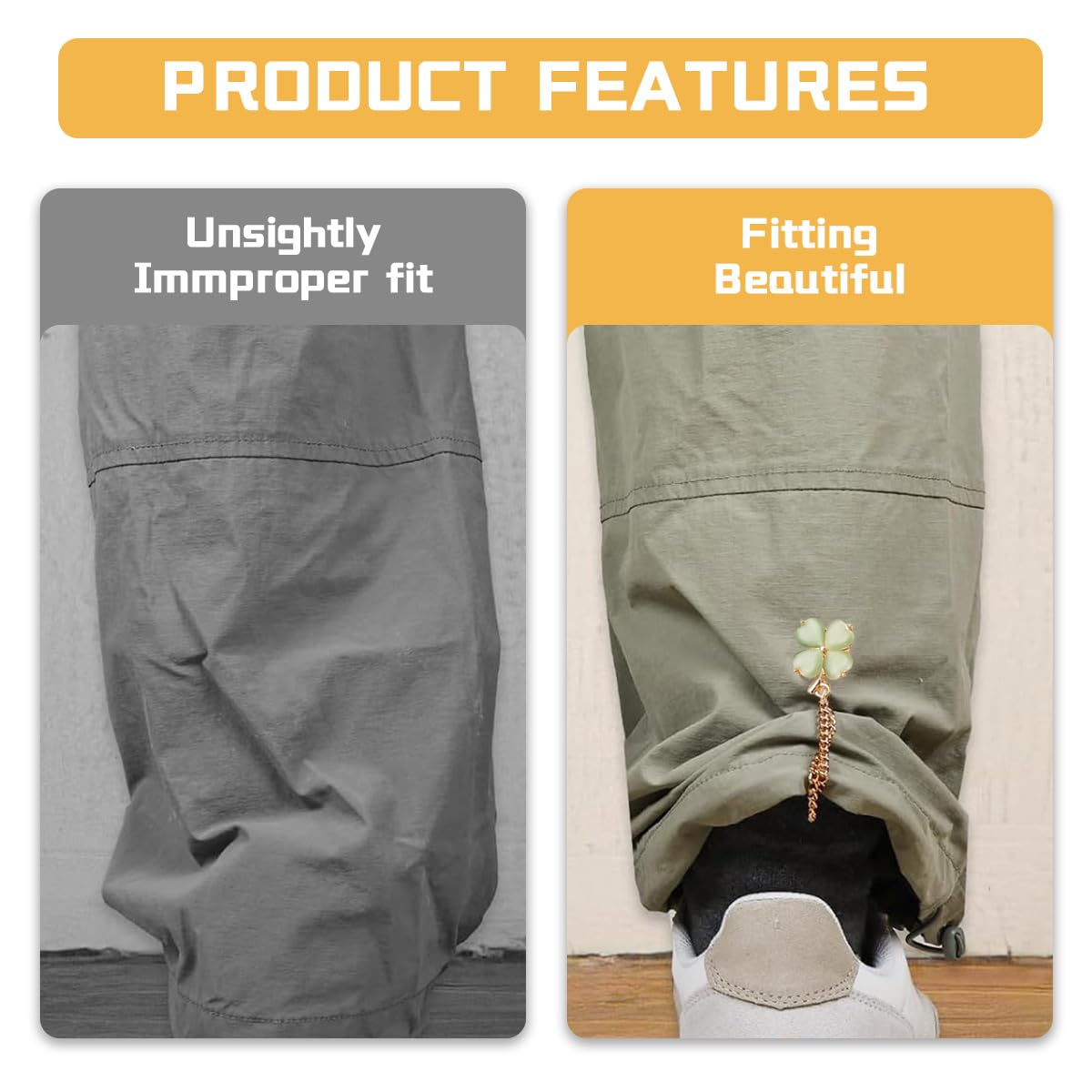 HASTHIP Magnets Buttons for Hijab and Clothing with Strong Magnetic Hold | 4Pcs Floral Charm Metal Clips