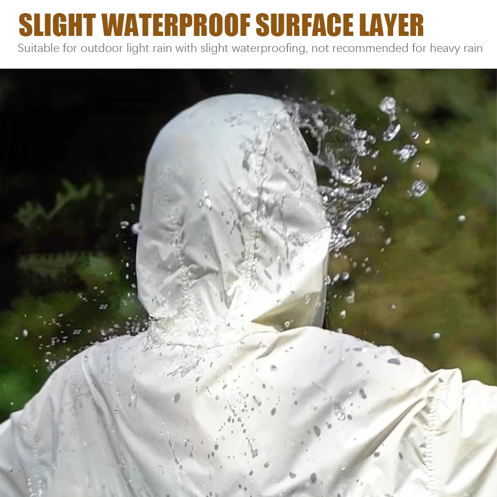 SANNIDHI Windcheater Jacket for Outdoor Sports with UPF 50+ Protection and Waterproof Nylon | Lightweight Hooded Windbreaker for Men and Women