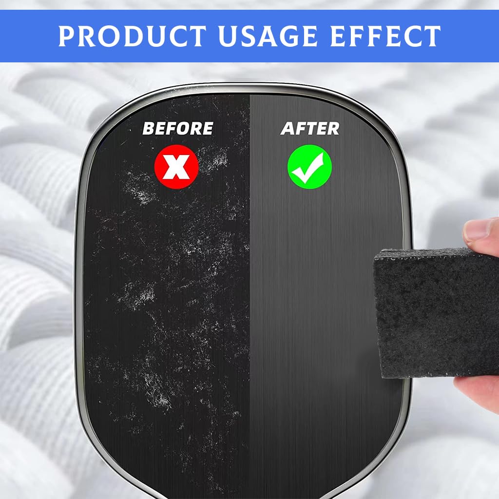 Proberos Pickleball Paddle Rubber Eraser for Quick Stain Removal 5x5x2.5cm 3pcs | Raw Carbon Fiber Paddles