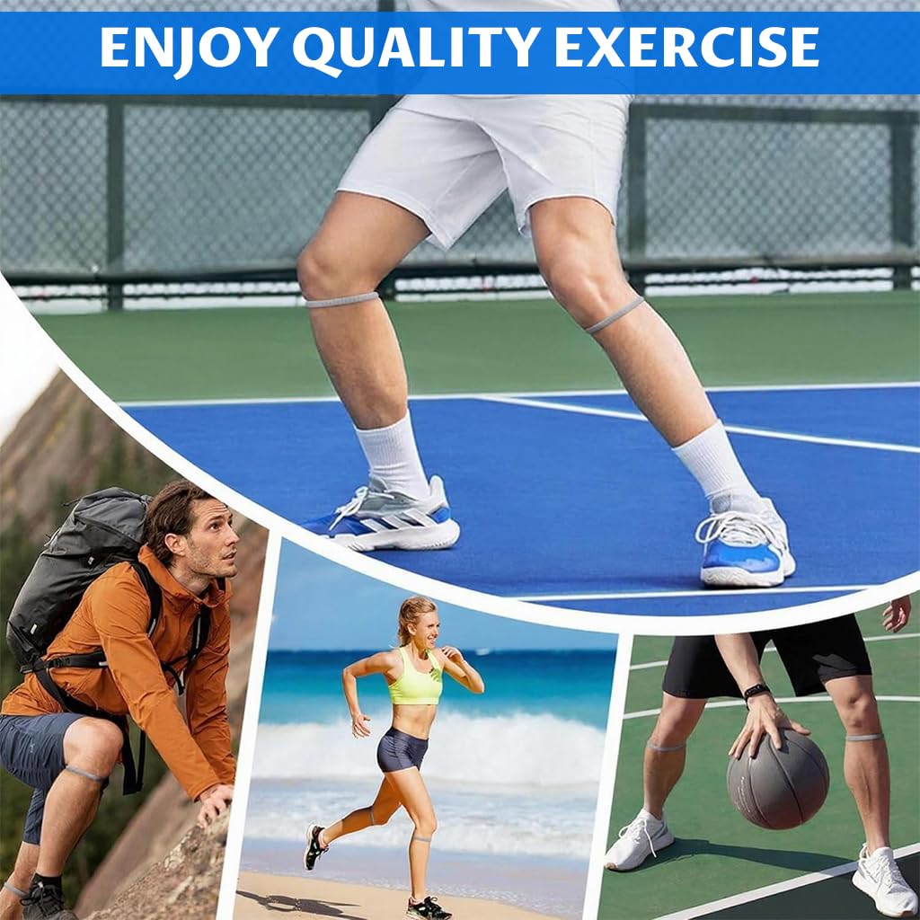 Proberos Patella Support Knee Brace for Pain Relief with Silicone Bands & 2 PCs | Hypoallergenic Neoprene Design