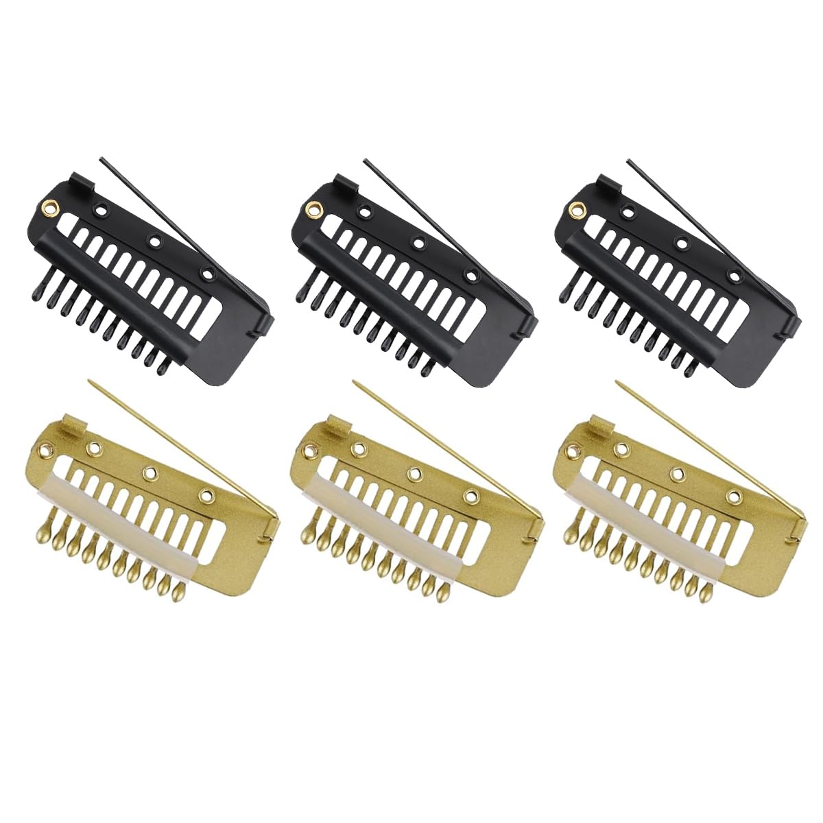 MAYCREATE Dupatta Clips for Brides with Safety Pins 6pcs Stainless Steel Set | Secure Hold