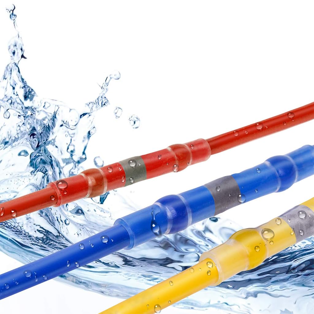 Serplex Solder Seal Wire Connector Set for Automotive and Marine Use | 240 pcs Heat Shrink Terminals