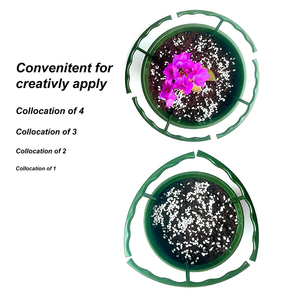HASTHIP Plant Support Stakes for Flowers and Tomatoes 12 pcs 9.8 in Height | Connectable Design