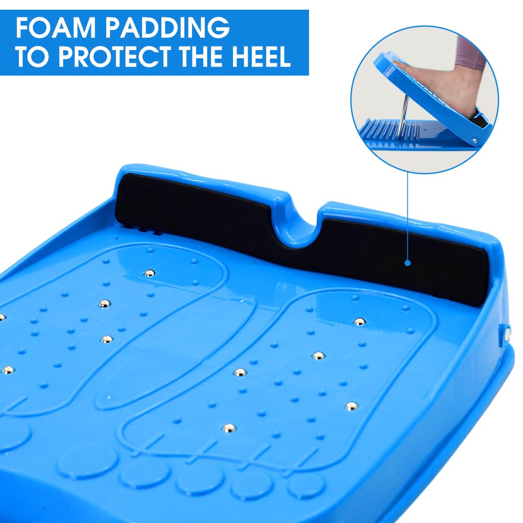 Proberos Calf Stretcher for Plantar Fasciitis Relief with 9 Adjustable Angles | ABS and Stainless Steel Design