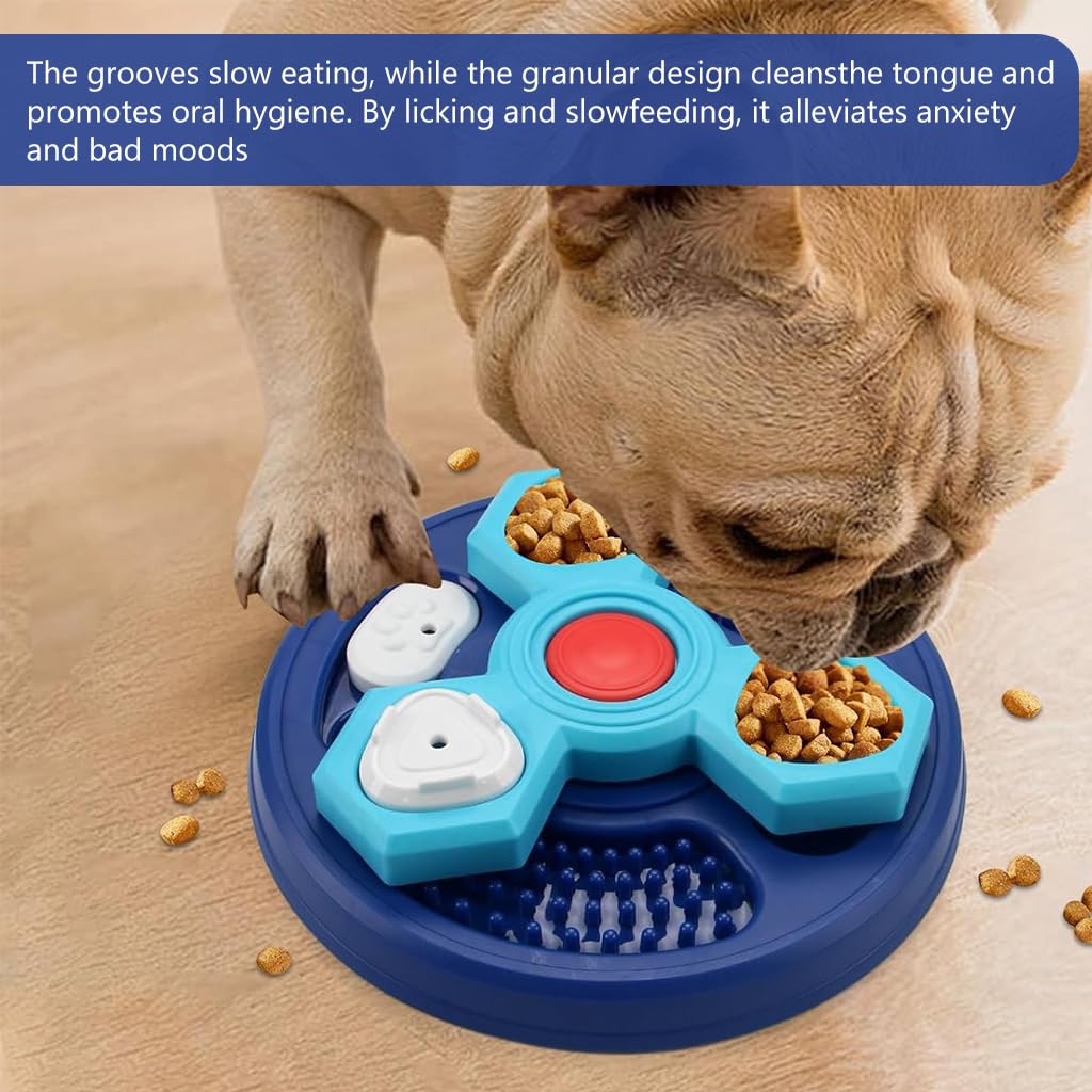 Qpets Dog Toys for Training and Feeding with Interactive Puzzle Feeder | Engages All Dog Sizes