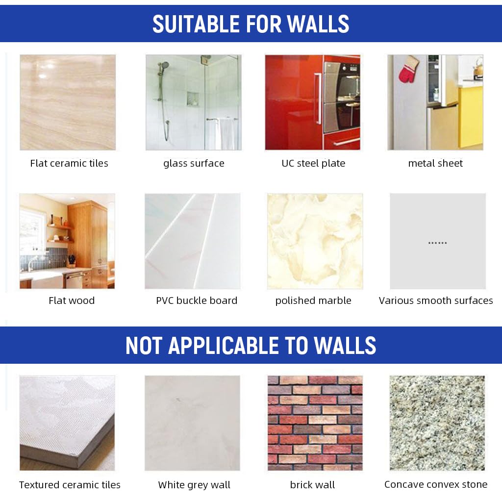 HASTHIP Hair Dryer Stand for Wall Mounted Styling | 2PCS No Drill Organizer with Cable Grip